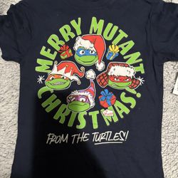 Ninja Turtles Christmas Shirt Size 4t-5t New 