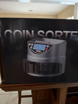 Coin Sorter with Trays and Coin Wrappers