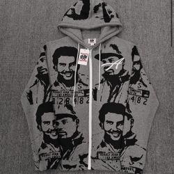 new with tags authentic dark grey asaali og cartel hoodie