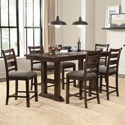 Costco Adams 7-piece Counter-Height Dining Table Set $350/7pcs