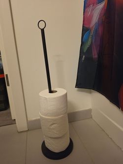Toilet roll holder