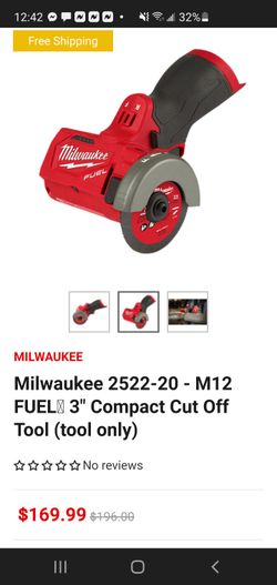 Milwaukee Cut Off Tool M12 Fuel