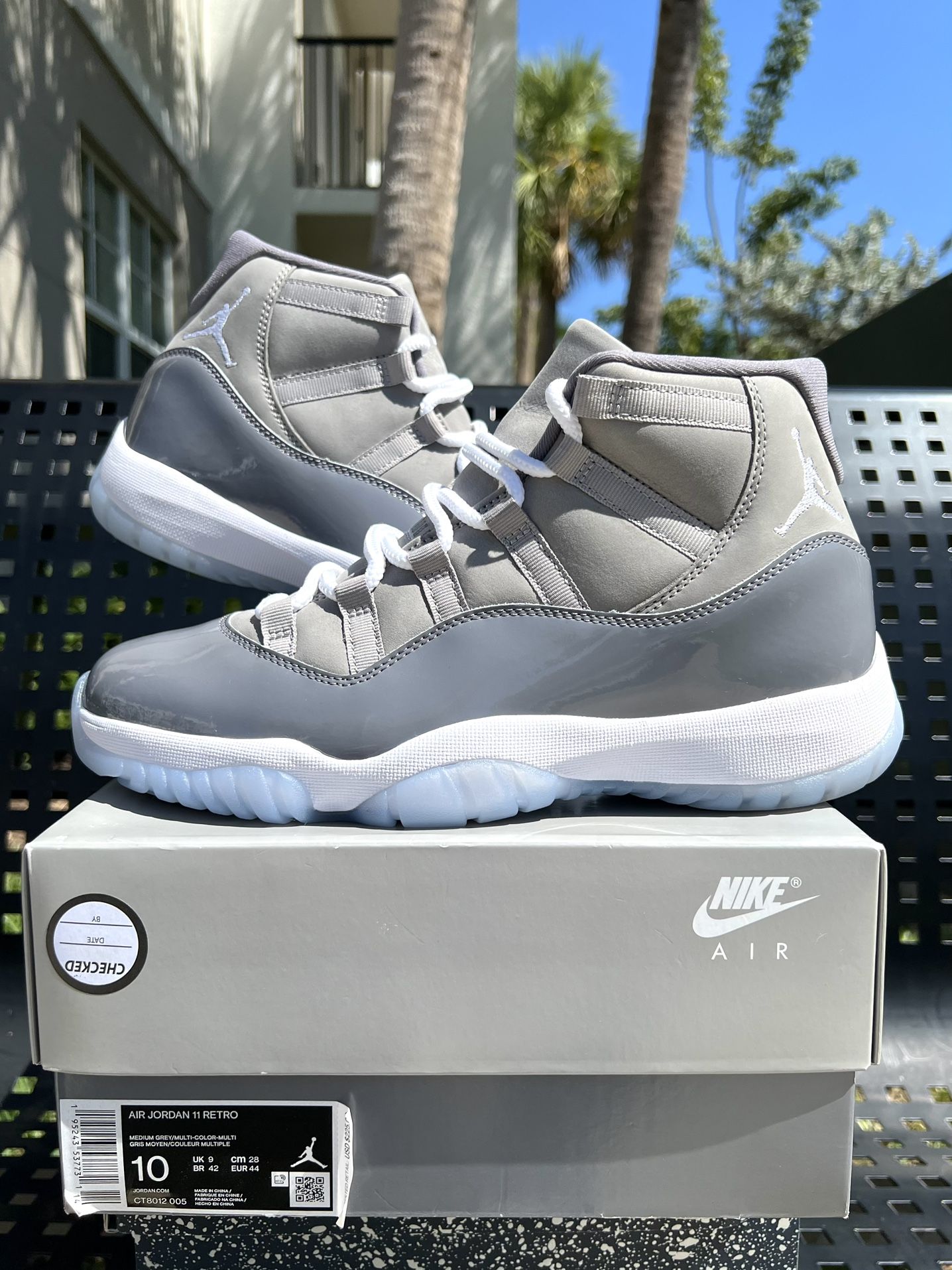 Jordan 11 Cool Grey SZ 10 BRAND NEW Travis Nigel