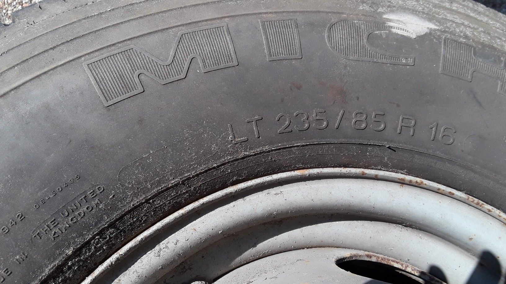 6 Tires and rims from 1994 pheonix cobra motorhome 150.00 a piece..