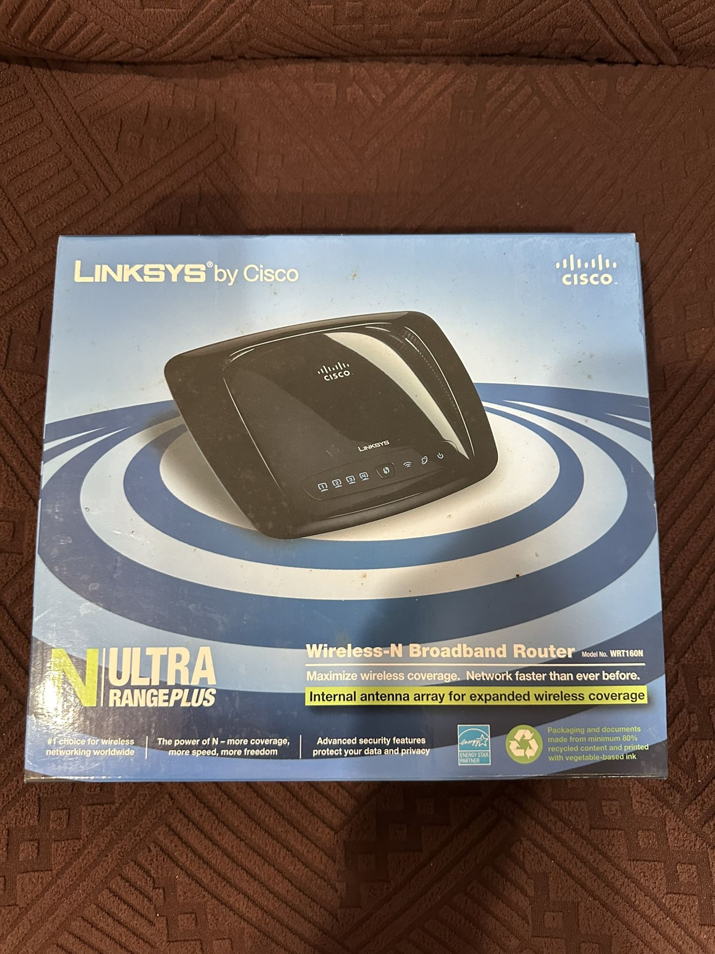 Linksys N Ultra Range plus Wireless Router