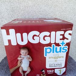 Huggies Plus Little Snugglers Stage 1 Diapers Pampers 