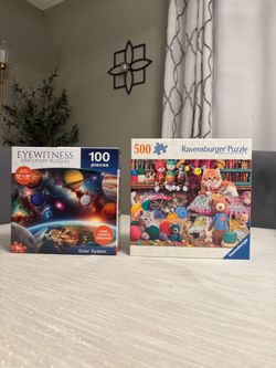 Two Jigsaw Puzzles Bundle – Eyewitness & Ravensburger