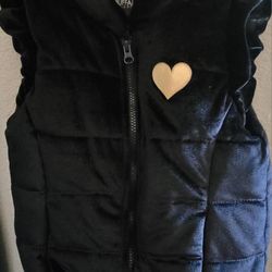 Girls Black Vest