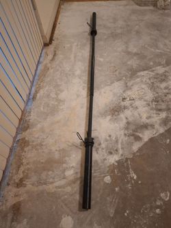 7' Olympic bar , black