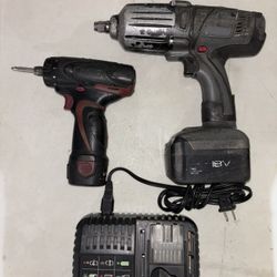 MATCO Tools 18V 1/2” Impact and 12V 1/4” Impact Driver