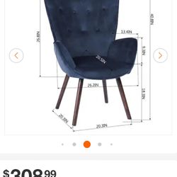 Velvet Leisure  Chair