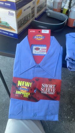 Dickies Short Sleeve Work Shirt – Large, XL,2XL,3XL