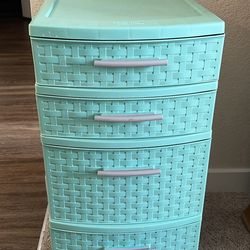 Storage plastic drawers