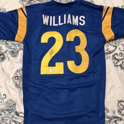 Beckett Authenticated Kyren Williams Rams Autographed Jersey
