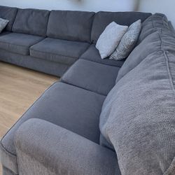 Large Gray Sectional Couch DELIVERY 