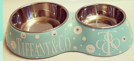 Tiffany dog bowl