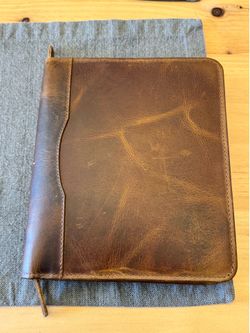 Leather portfolio
