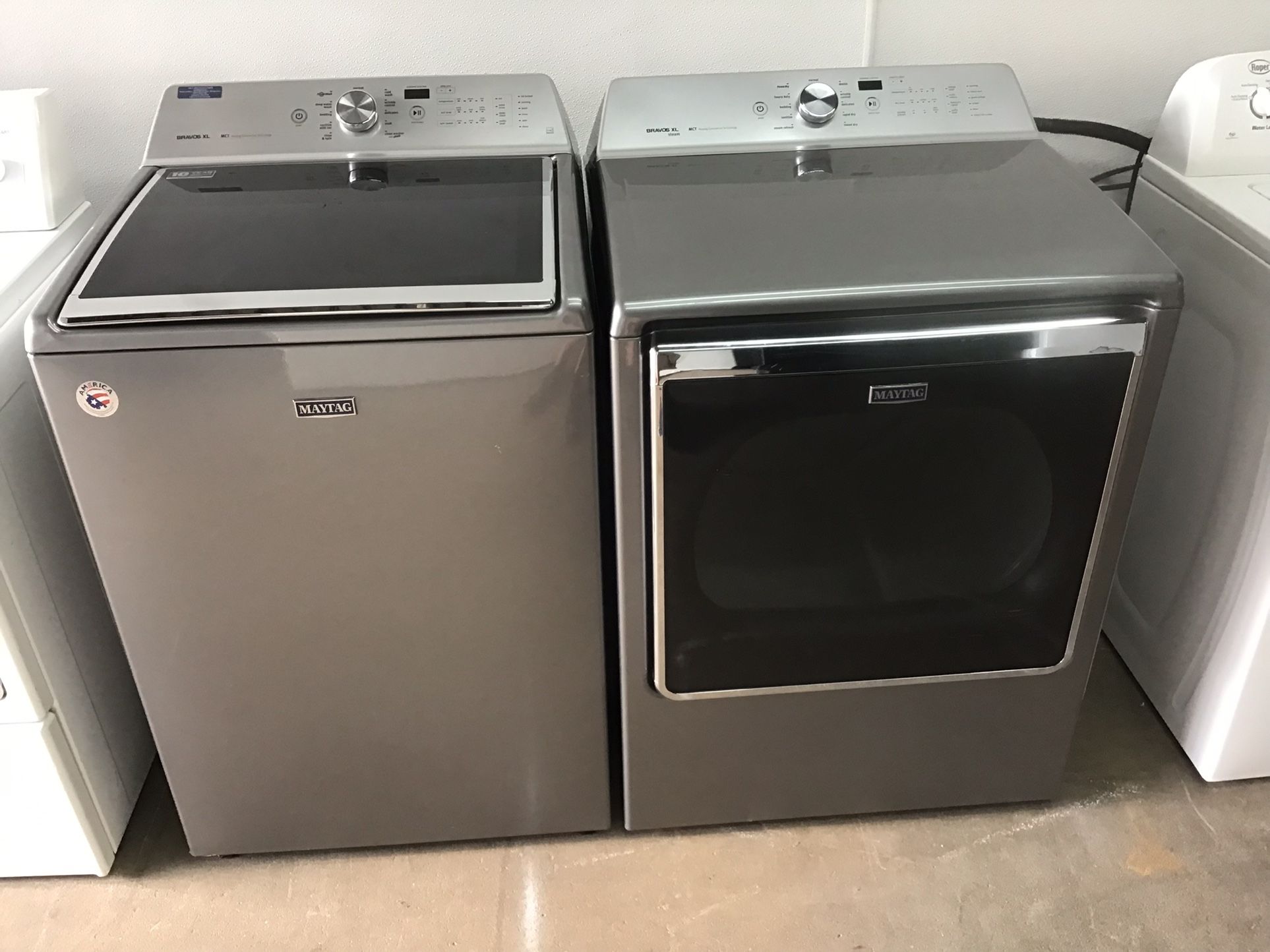 MAYTAG BRAVOS XL WASHER AND ELECTRIC DRYER (DELIVERY FREE AND HOOK UP ) 60 DAYS WARRANTY 