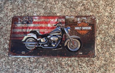 Harley-Davidson Decorative Metal License Plate