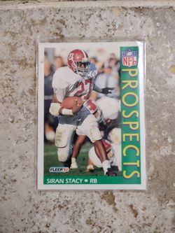 1992 Fleer NFL Prospects Siran Stacy RB Card