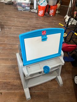 Easel and Desk and Stool