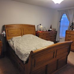 Solid Oak Bedroom Set
