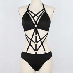 Rave Halter Bikini Two Piece (XS women's)