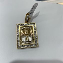 14 K Tri Color Pendent 22.5 Grams 