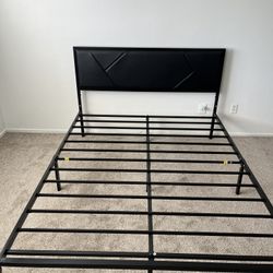Queen Size Bed Frame With Headboard 