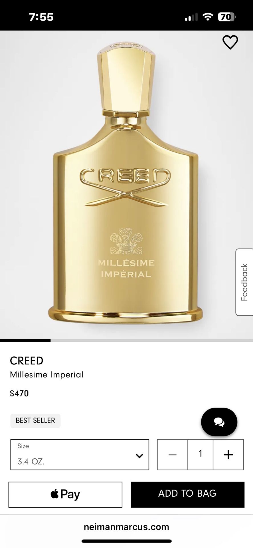 Creed Millesime Imperial 3.3 OZ