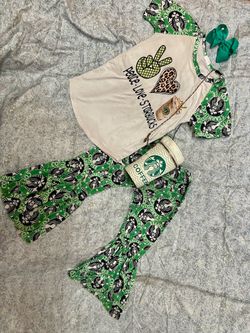 Starbucks™️ Lovers Outfit! So Cute! 5T WITH ACCESSORIES!