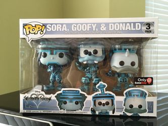 Funko 3 pack Sora, Goofy and Donald Gamestop Exclusive