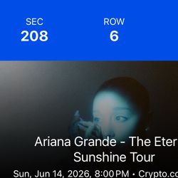 ARIANA GRANDE JUNE 14 TIX