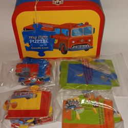 NEW "Crocodile Creek My First Puzzle" ages 3-6 includes 4 puzzles with 4-12 pieces each $10 FIRM