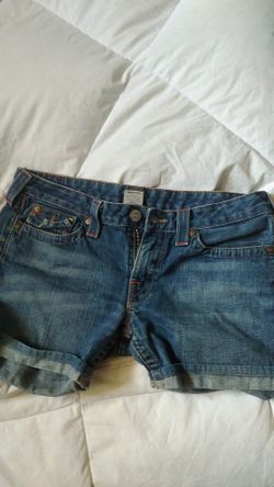 True religon jean shorts
