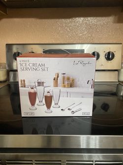 Le Regalo 9 Piece Ice Cream Serving Set