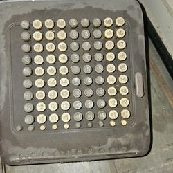Burroughs Cast Iron Adding Machine Works 30's