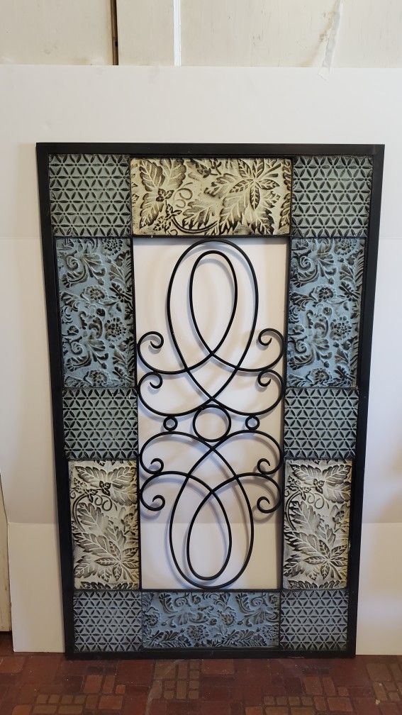 Beautiful Metal Embossed Wall Art .
