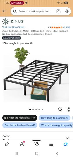 Queen bed frame