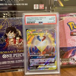 2023 POKEMON LATIAS AND LATIOS GX  PSA 10  (Chinese Version)