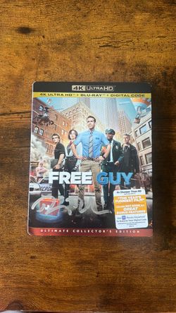 Signed Free Guy 4K Ultra HD Blu-ray Steelbook