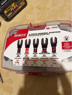 Diablo 5-Piece General Purpose Oscillating Blade Set