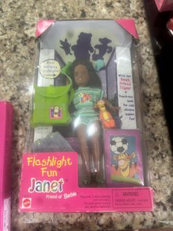 1997 flashlight Janet Barbie NEW IN BOX