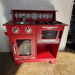 KidKraft Red Retro Play Kitchen