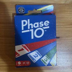 Phase 10 Card Game Brand new sealed package Mattel Original rummy type card game $10 Meet Up In Irving @dfwgoods