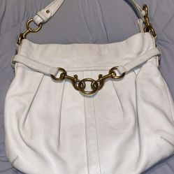 Coach Leather Hobo Shoulder Bag 