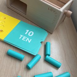 Lovevery Wooden Counting Box Toy Montessori