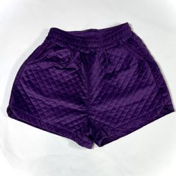 Women’s Quilted Velvet Shorts