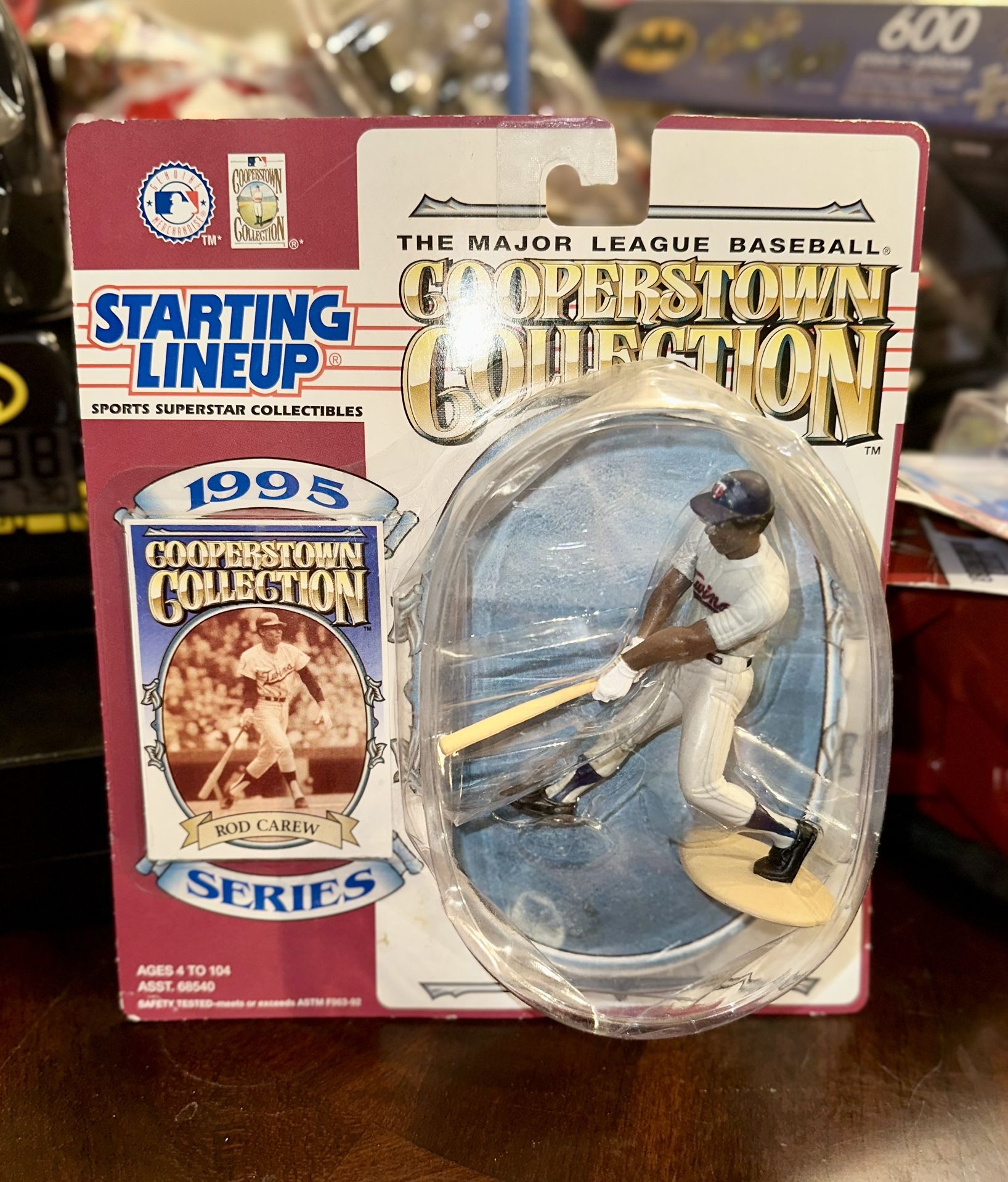 1995 STARTING LINEUP KENNER COOPERSTOWN COLLECTION ROD CAREW MINNESOTA TWINS