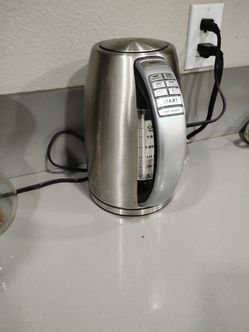 Toaster oven, Electric kettle, and hand mixer